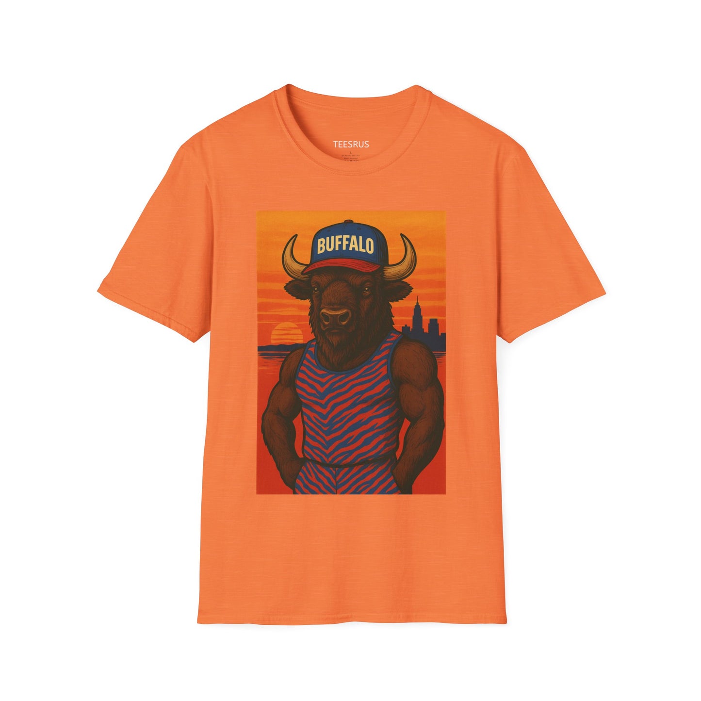 Buffalo Wearing Buffalo in the Summer