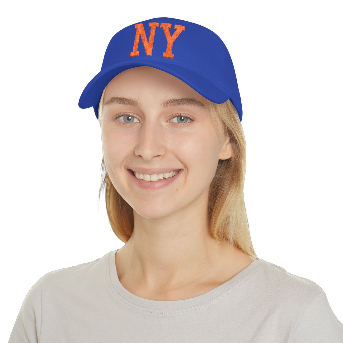 NY Chenille Patch Baseball Hat – Retro Flushing Baseball Dad Cap | Teesrus716