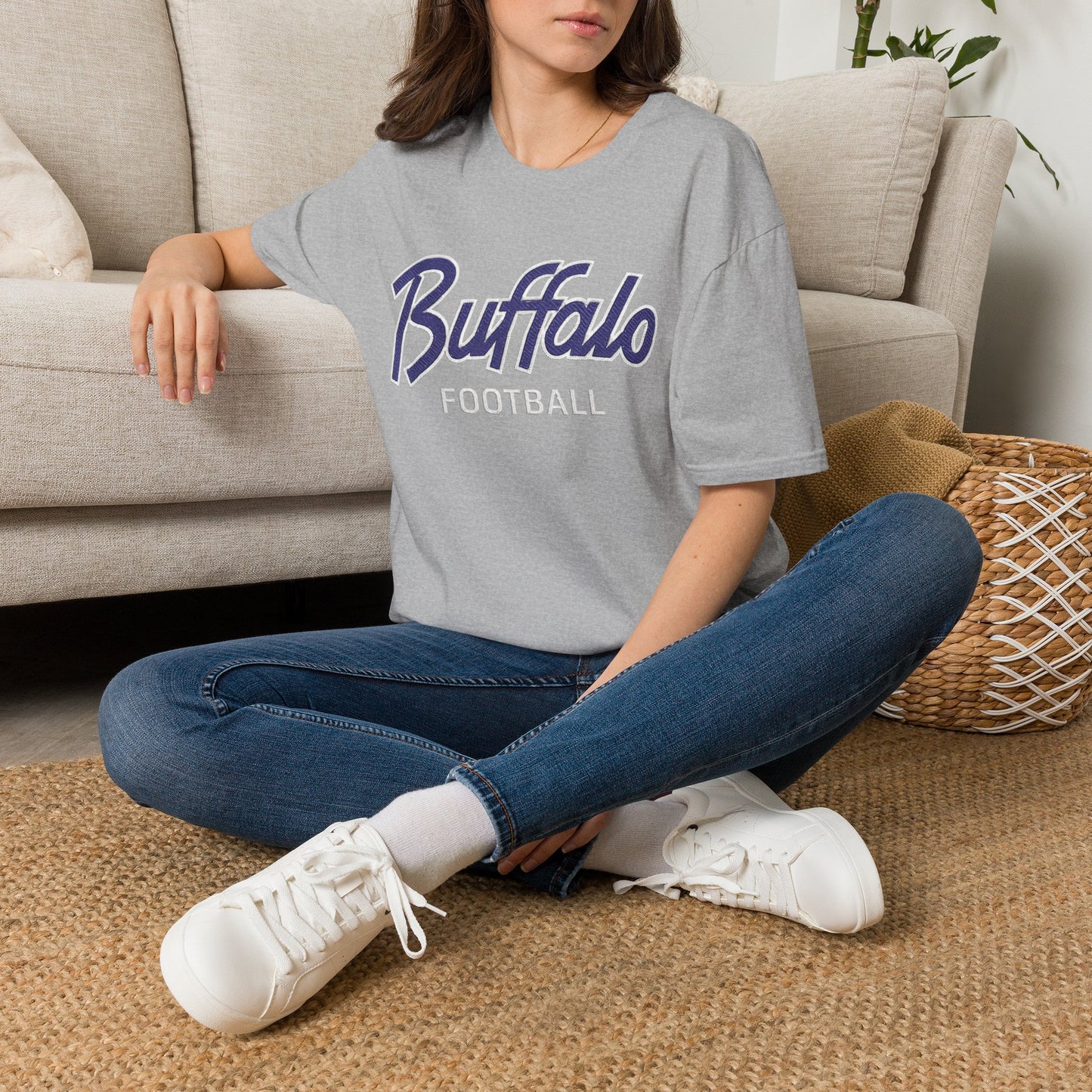 Buffalo Football Nickel City T-Shirt | Vintage Buffalo Football Graphic Tee