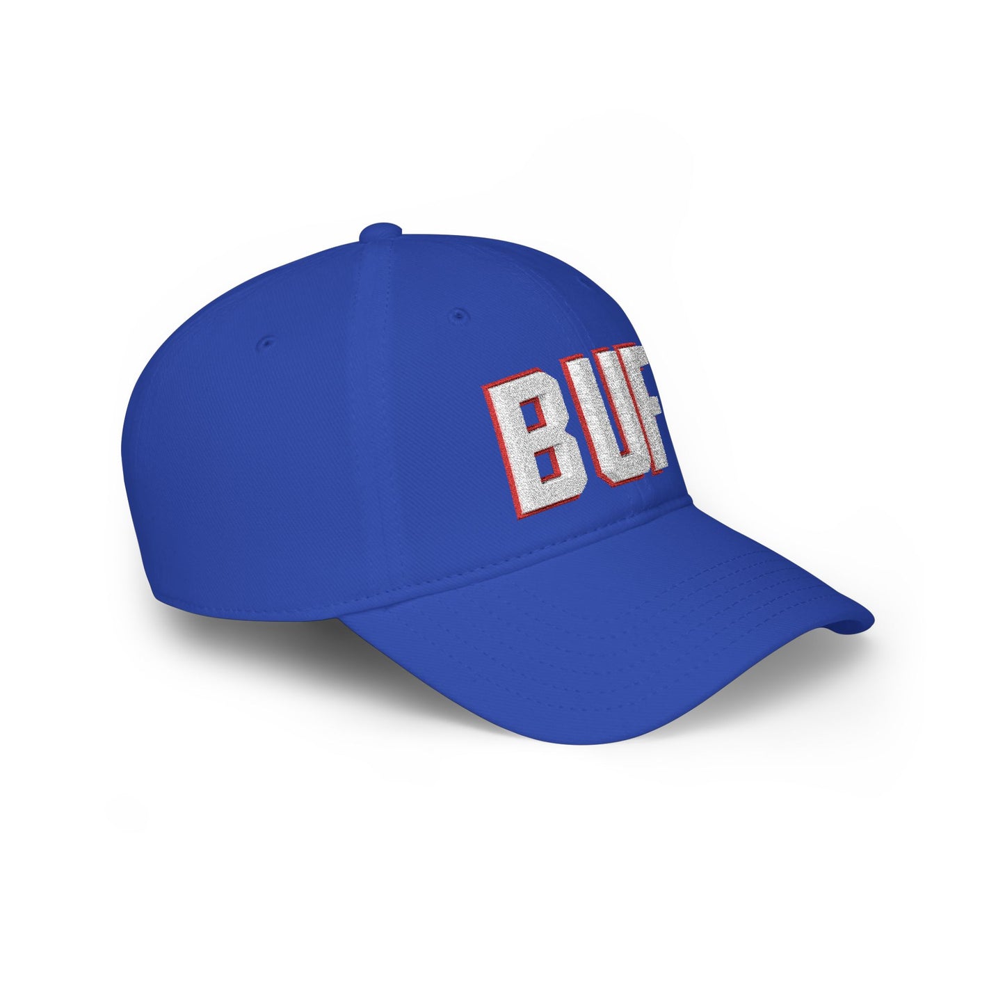 BUF Embroidered Baseball Cap – Low Profile Buffalo Team Hat