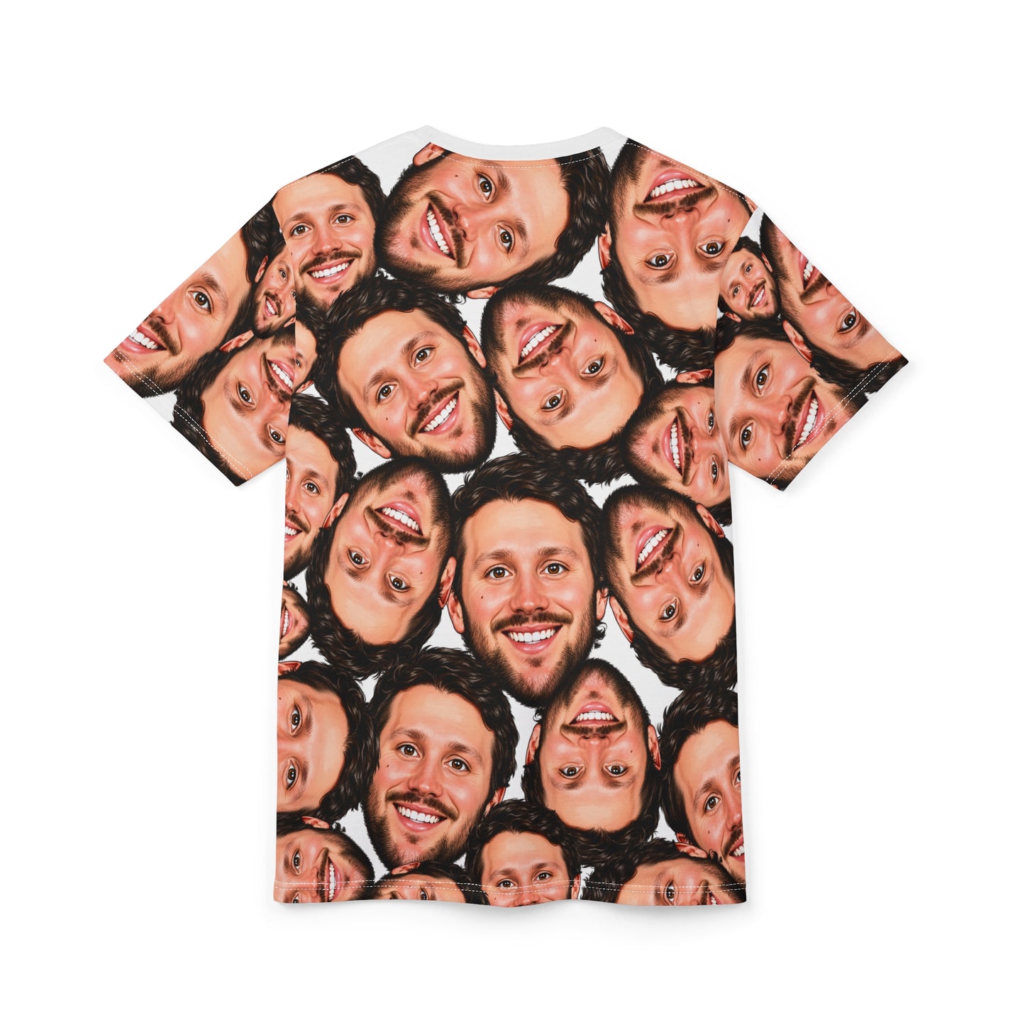 Buffalo Football Face Collage T-Shirt