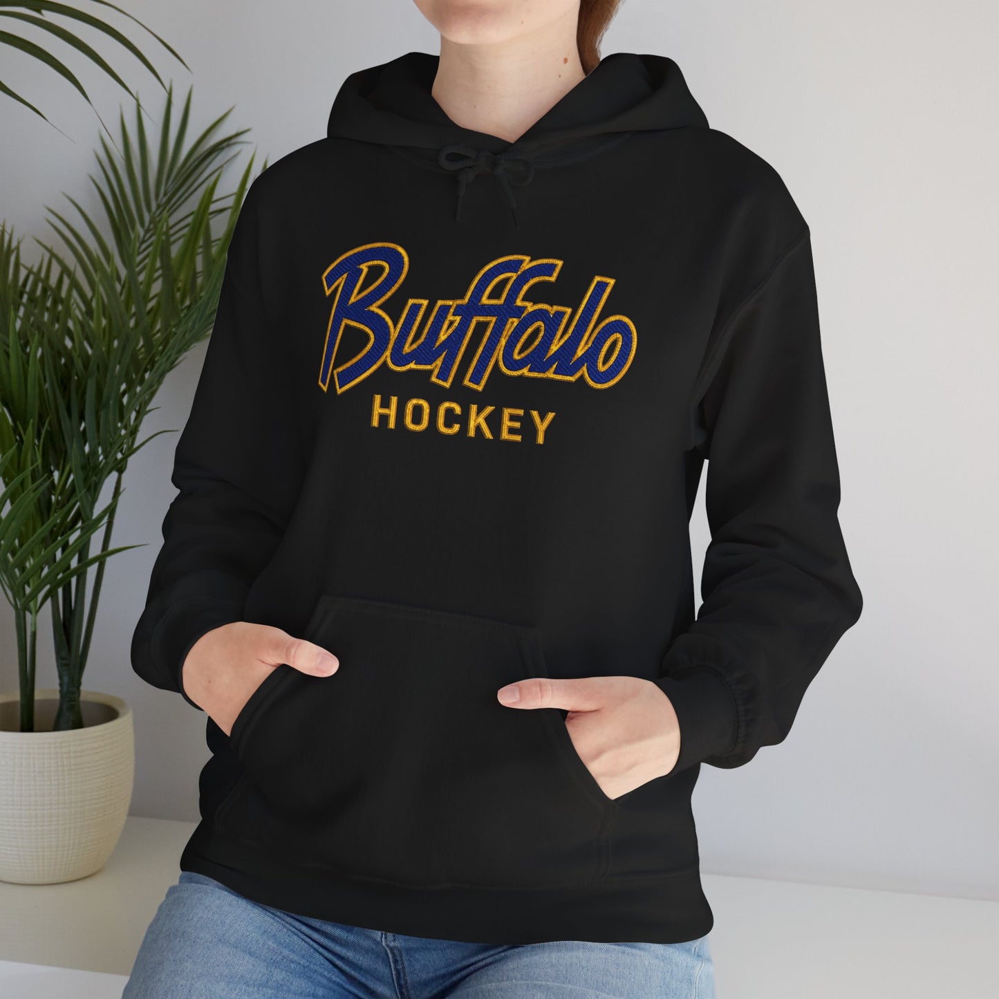 Buffalo Hockey Hoodie | Vintage Buffalo Hockey Sweatshirt | Buffalo Hockey Apparel | Buffalo NY Hoodie