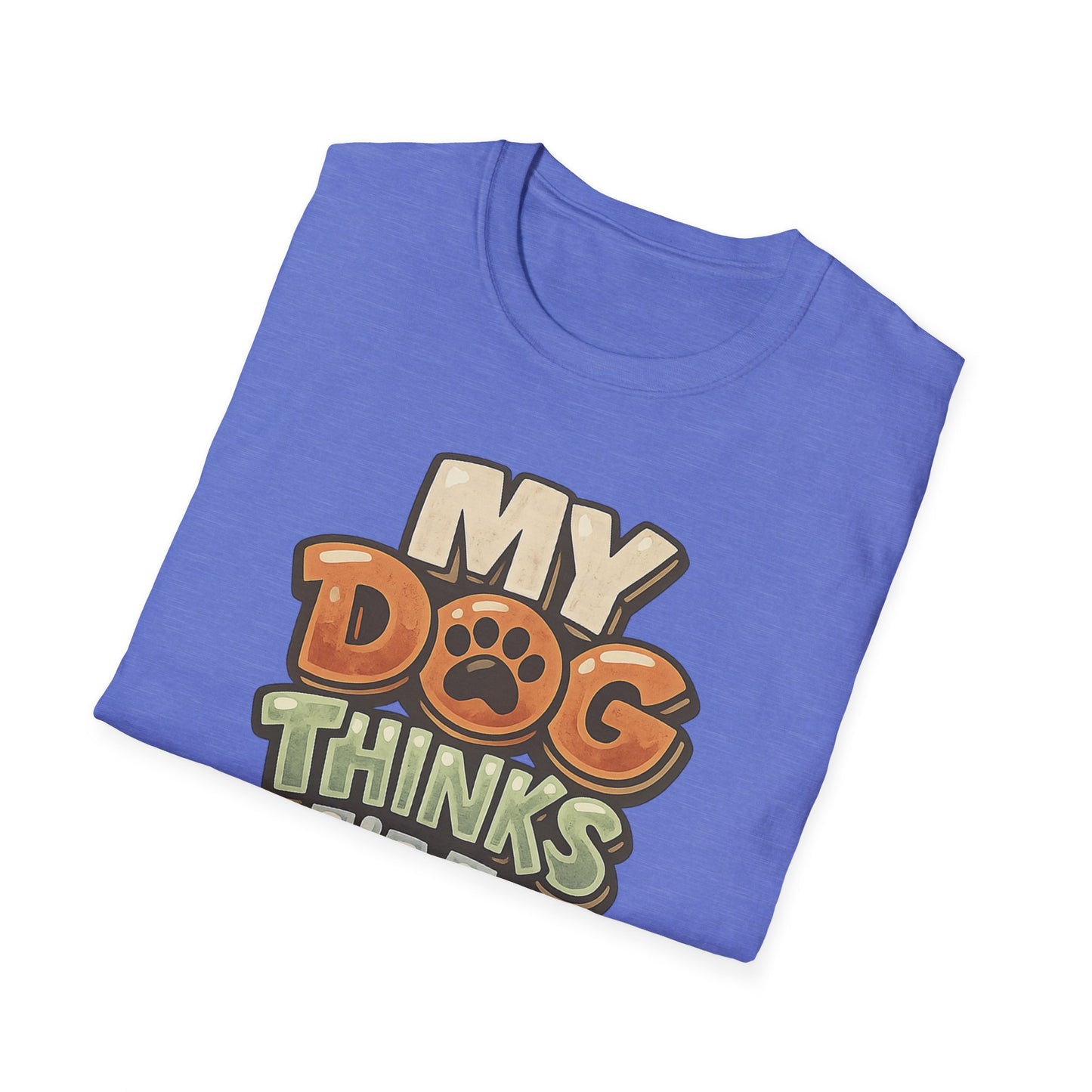 My Dog Thinks I’m Cool Shirt – Retro Dog Lover Graphic Tee | TeesRus716