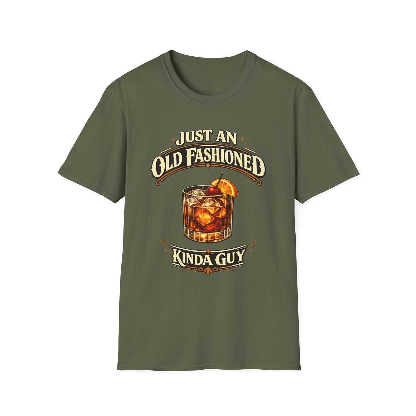 Old Fashioned Kinda Guy T-Shirt — Vintage Cocktail Whiskey Tee