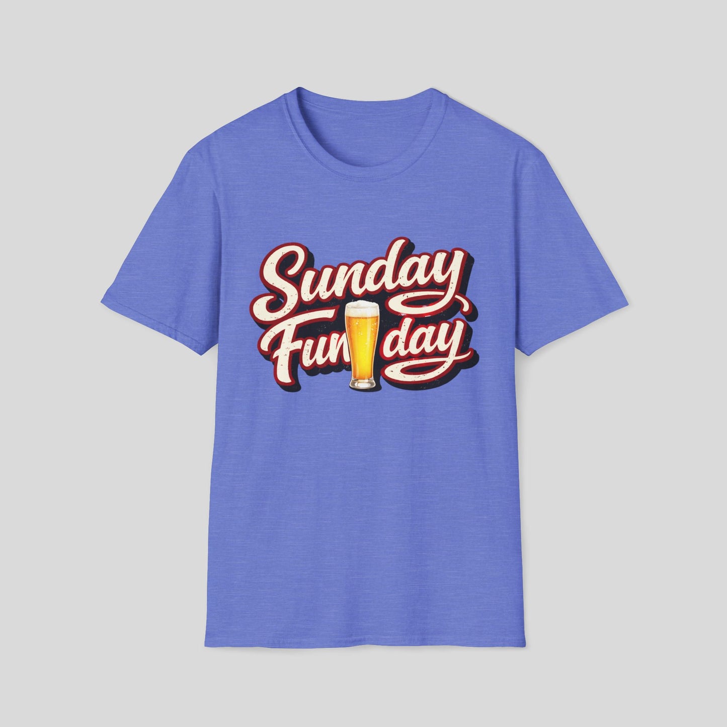 Sunday Funday T-Shirt – Retro Beer Graphic Tee for Brunch & Weekend Fun