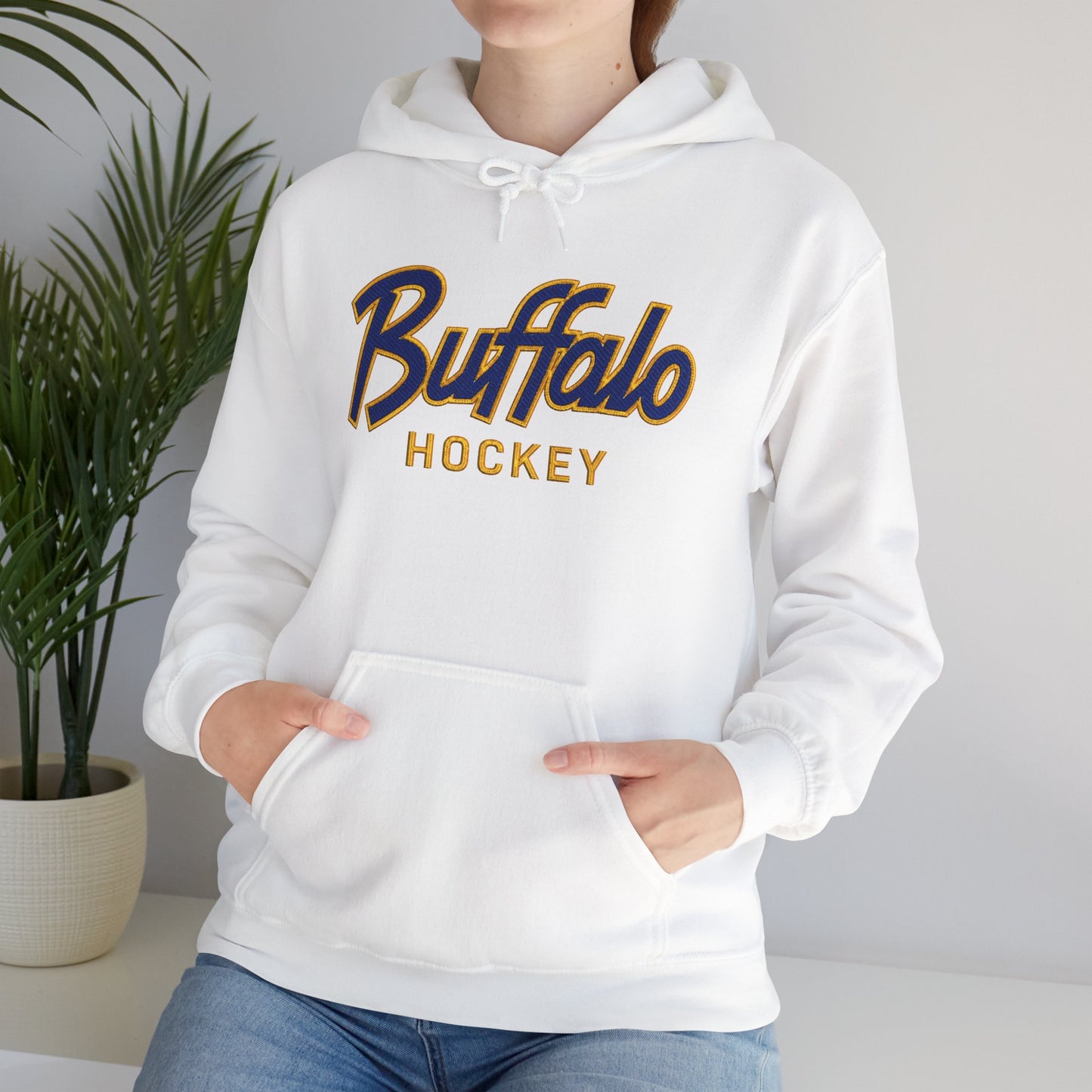 Buffalo Hockey Hoodie | Vintage Buffalo Hockey Sweatshirt | Buffalo Hockey Apparel | Buffalo NY Hoodie