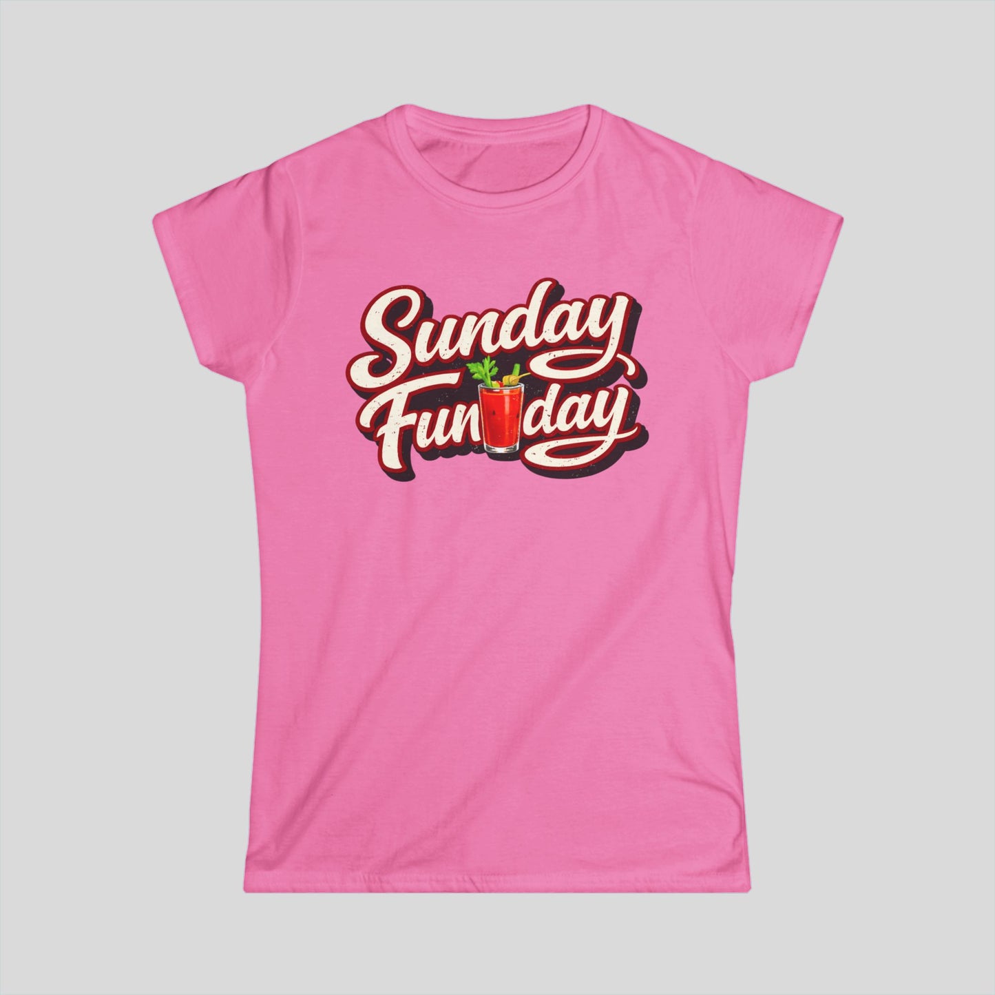 Sunday Funday Women’s T-Shirt – Cocktail Brunch Graphic Tee | Teesrus716