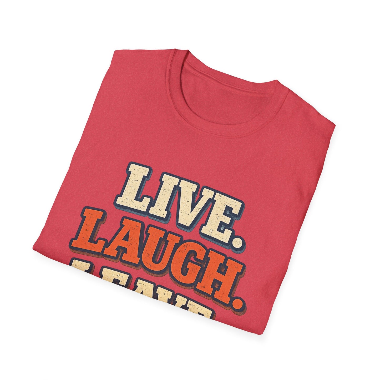 Live Laugh Leave Retro T-Shirt | Vintage Funny Graphic Tee | TeesRus716.com
