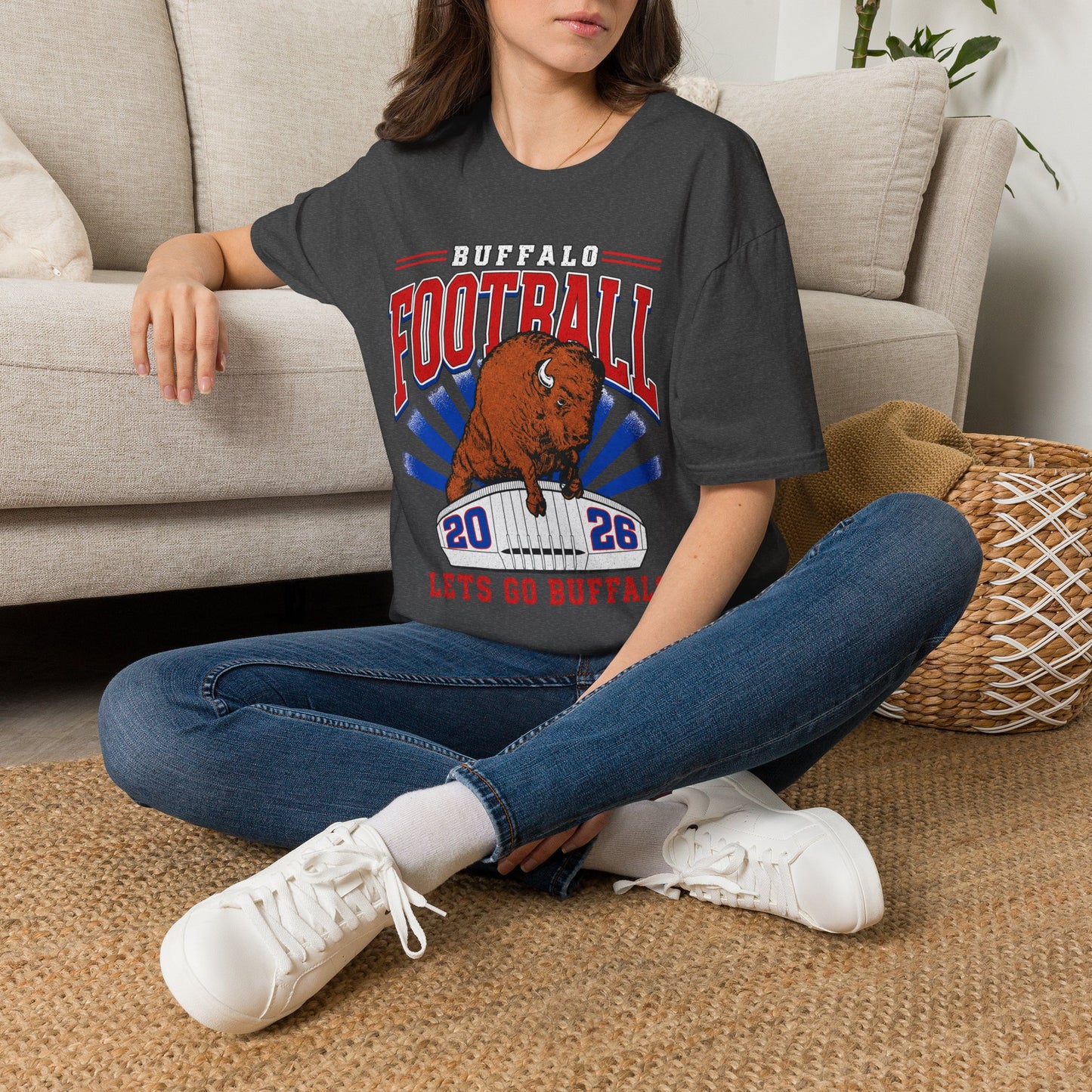 Buffalo Football Shirt | Vintage Buffalo Football T-Shirt | Buffalo Football Apparel