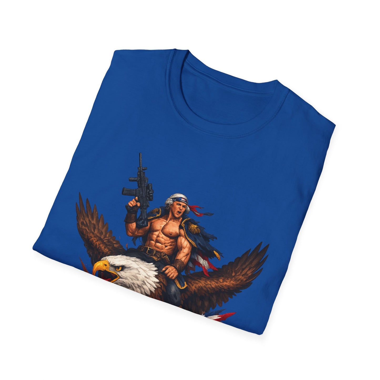 Patriotic Eagle Soldier T‑Shirt — '250' Graphic USA Freedom Tee