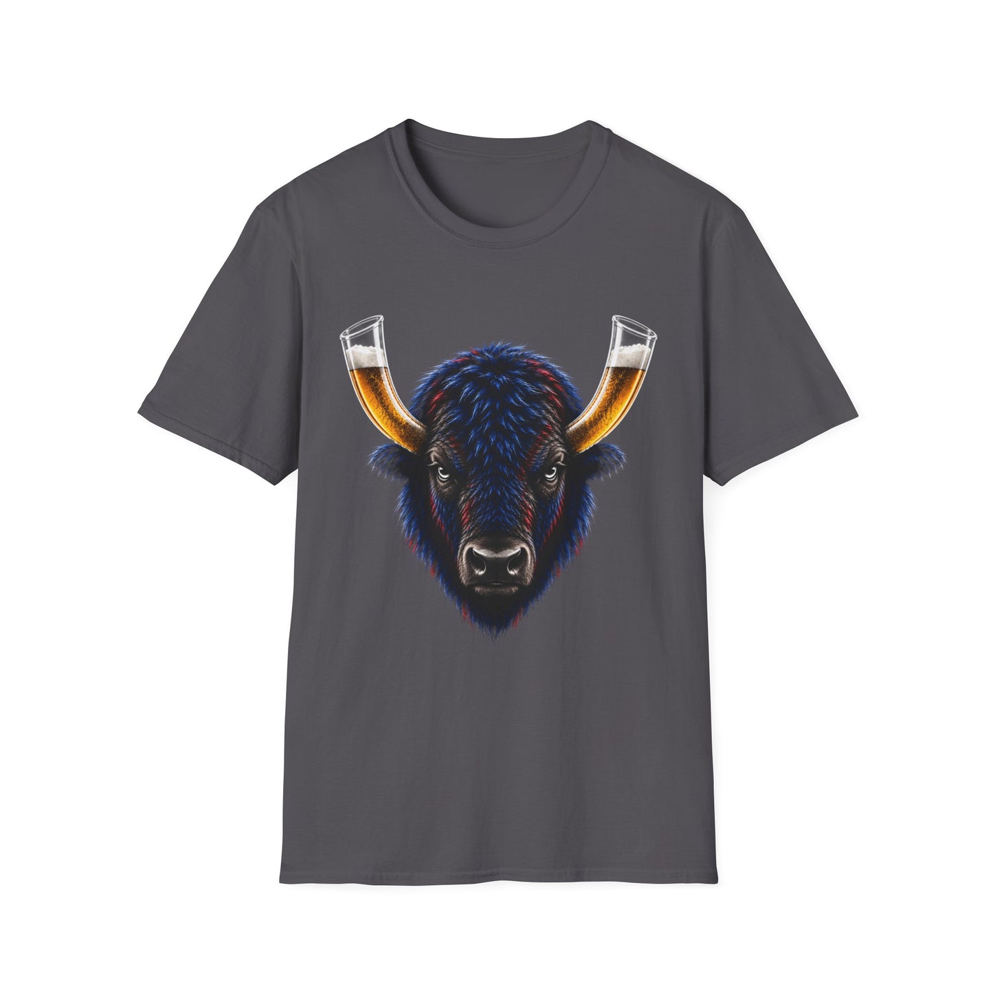Buffalo Beer Horn T-Shirt – Buffalo Football Tailgate Shirt | 716 Game Day Apparel