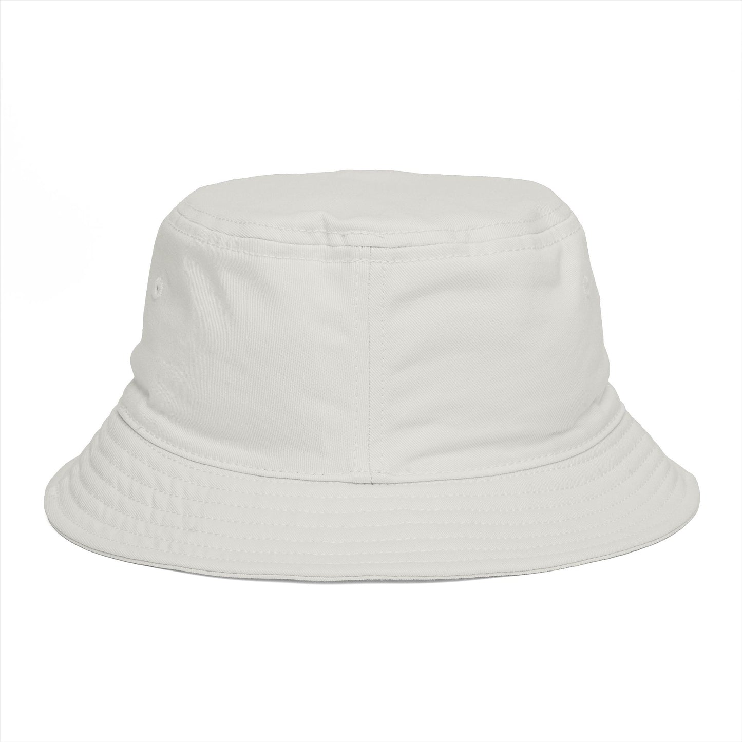 Brown Bucket Hat with Vintage Circus Performer Embroidery