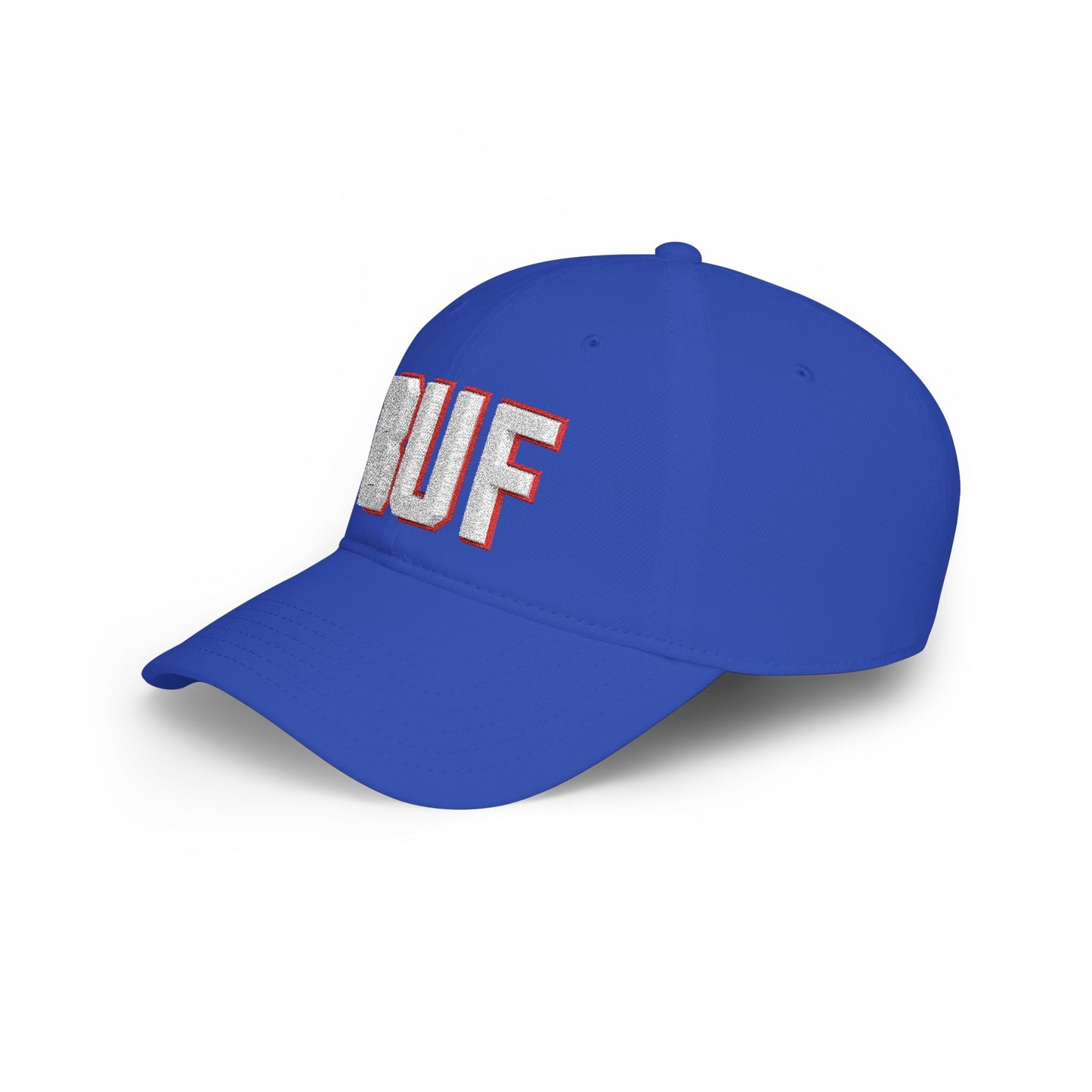 BUF Embroidered Baseball Cap – Low Profile Buffalo Team Hat