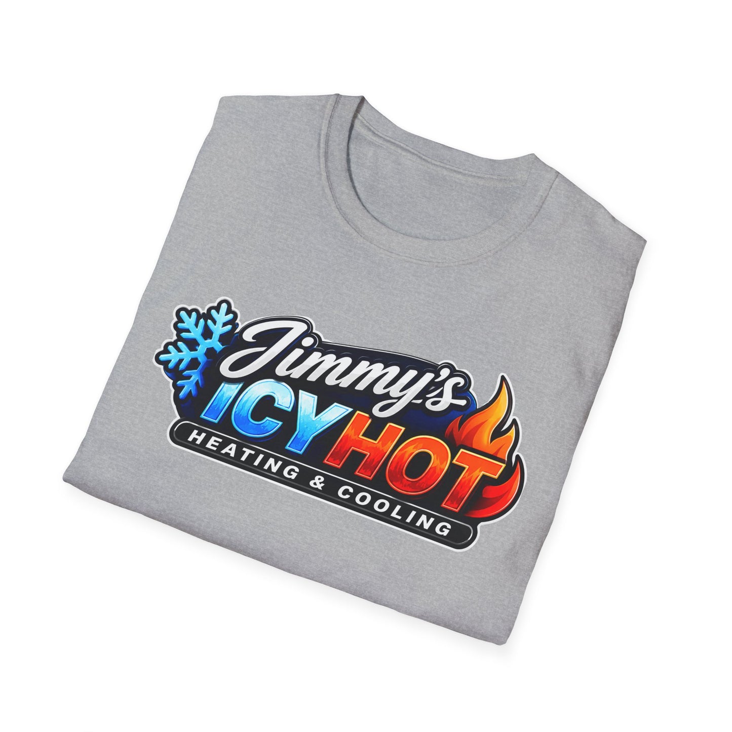 Jimmy's Icy Hot Heating & Cooling Logo T-Shirt