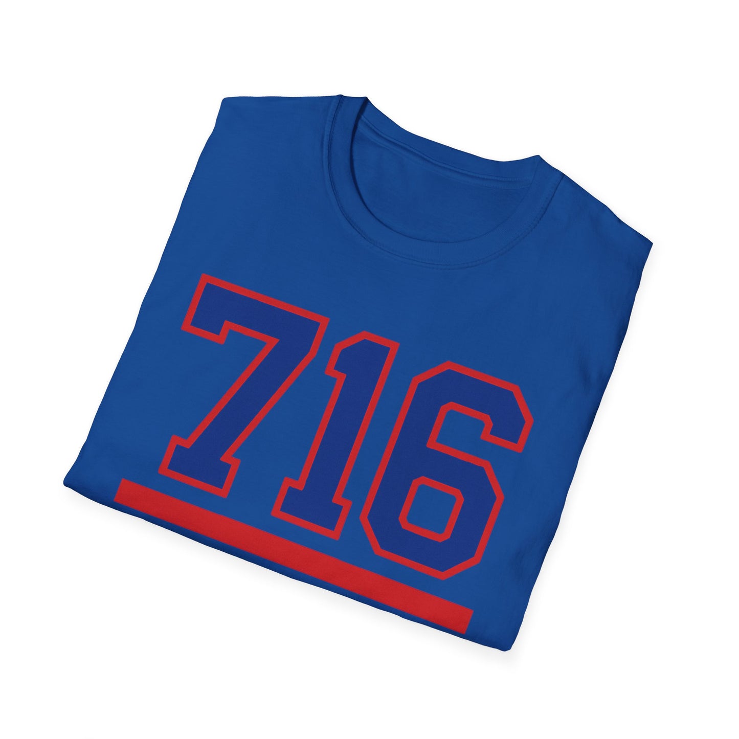 716 Buffalo T-Shirt – Retro Area Code Athletic Graphic Tee | Teesrus716