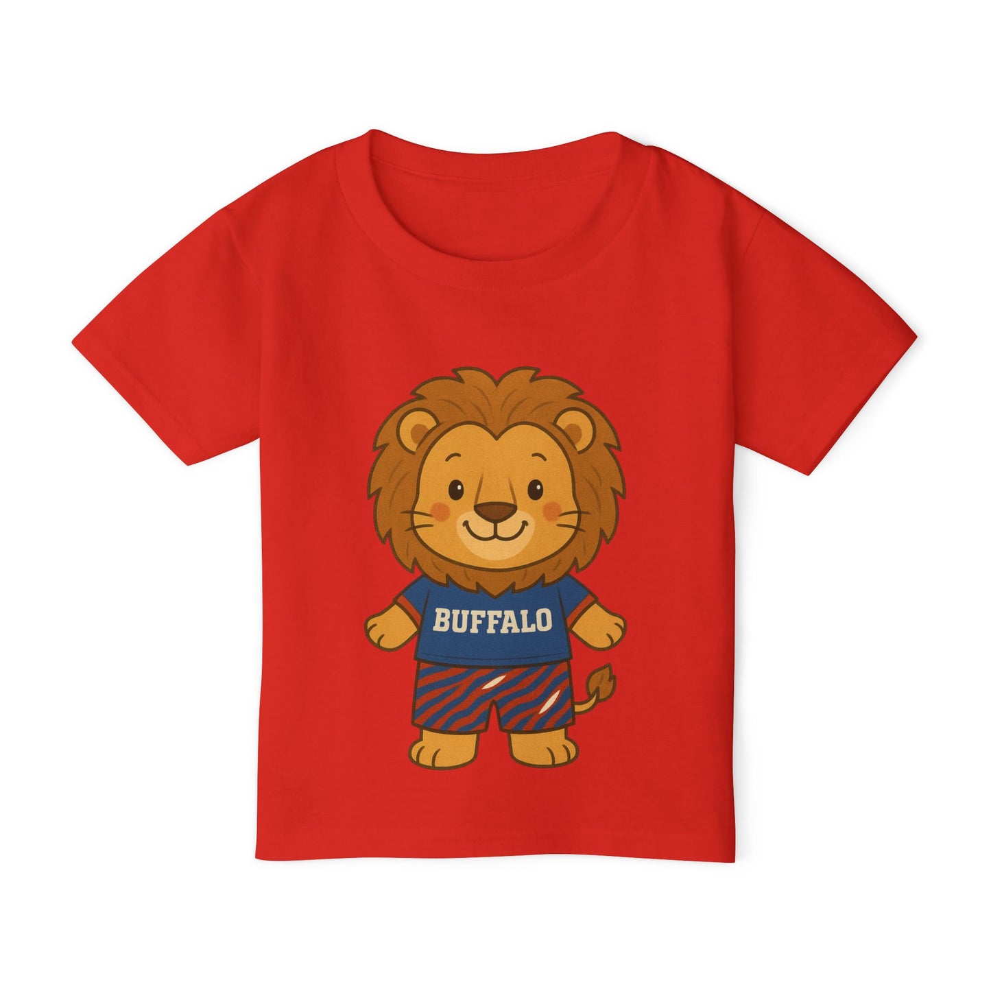 Toddler T-shirt - Cute Baby Buffalo Lion - Buffalo Football Fan Gift