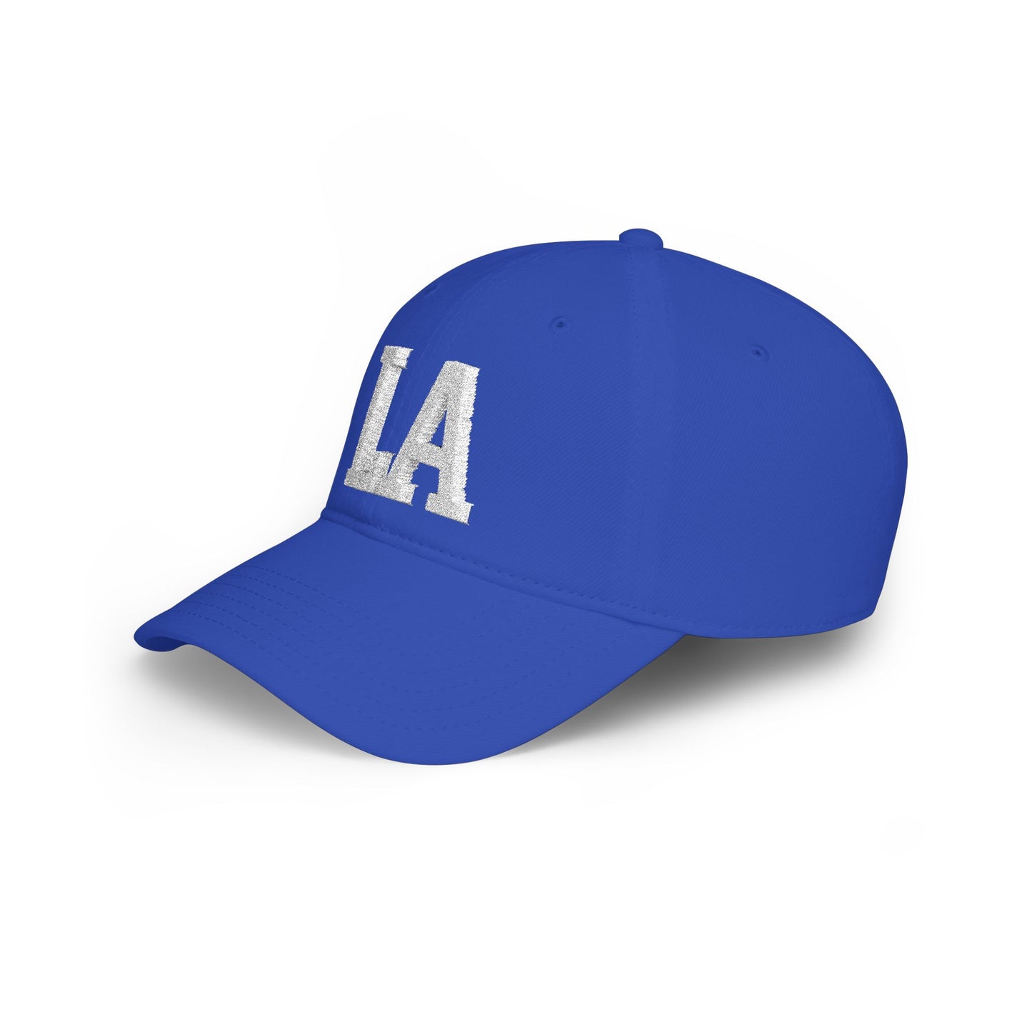 LA Chenille Patch Baseball Hat – Retro Los Angeles Low Profile Baseball Cap | Teesrus716