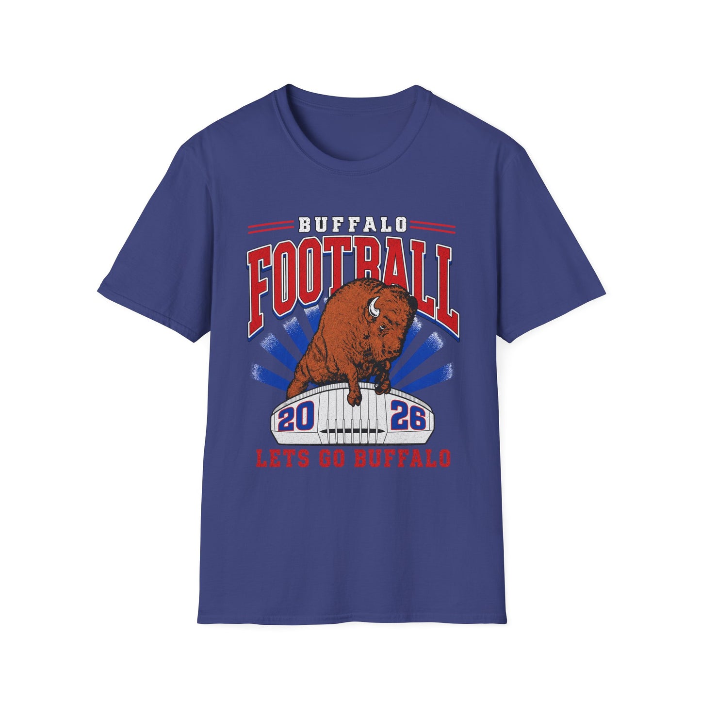 Buffalo Football Shirt | Vintage Buffalo Football T-Shirt | Buffalo Football Apparel