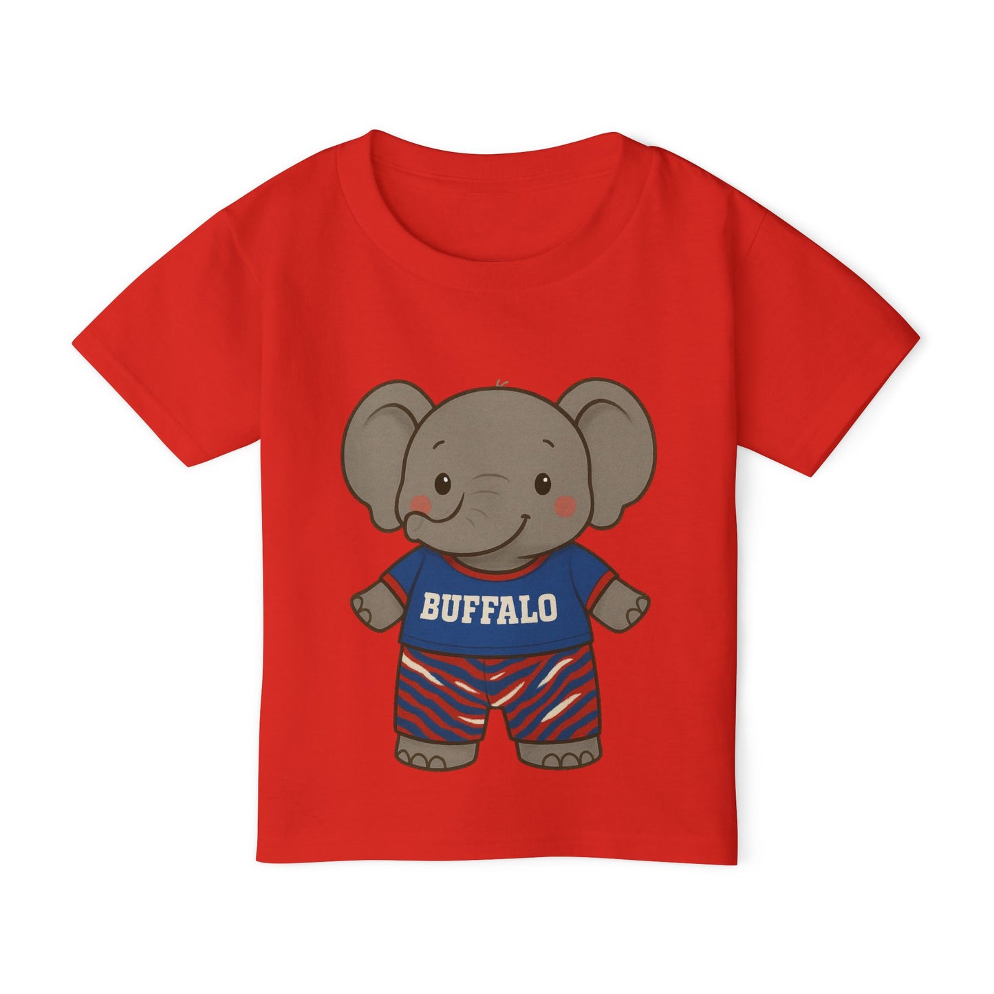 Toddler T-shirt - Buffalo Baby Elephant Design