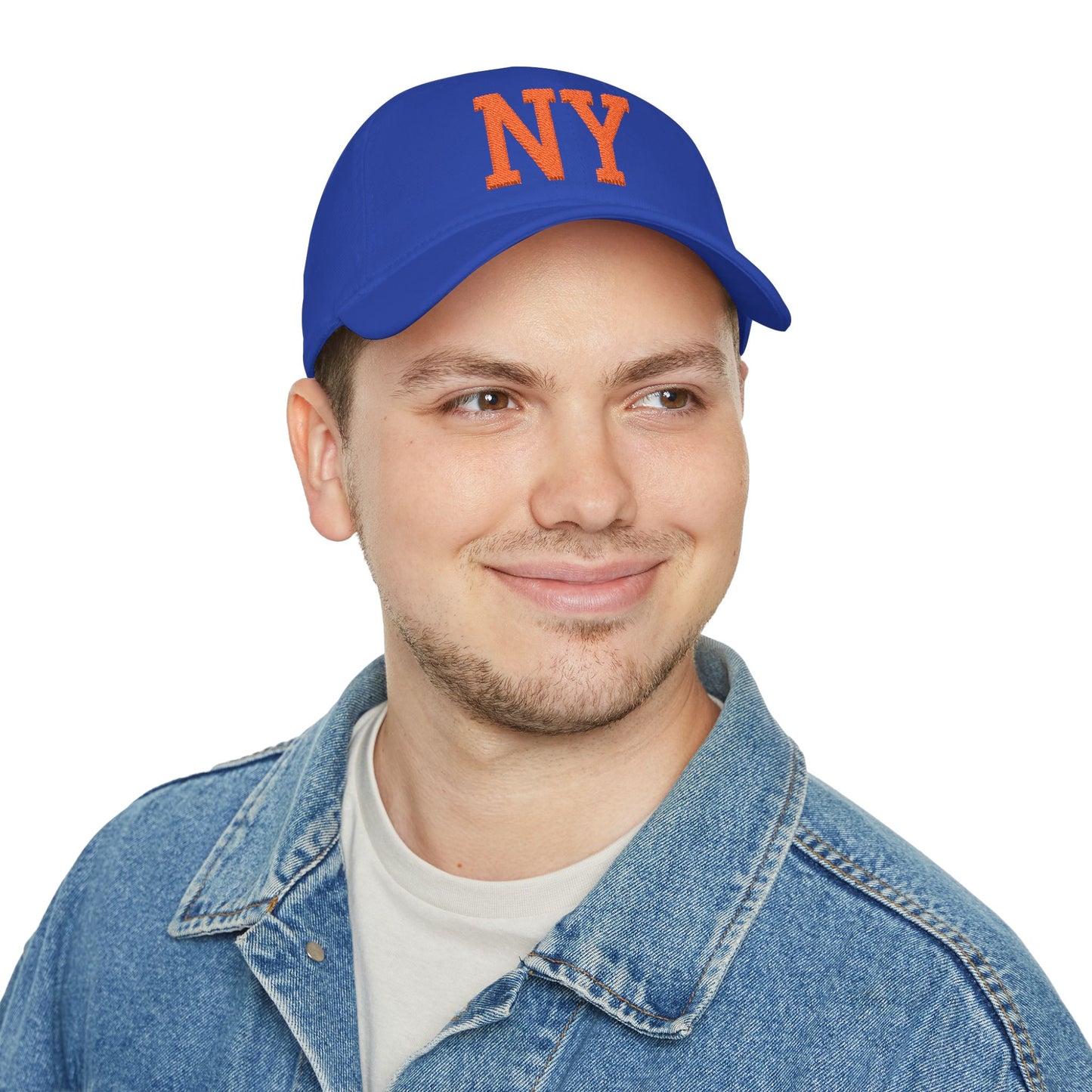 NY Chenille Patch Baseball Hat – Retro Flushing Baseball Dad Cap | Teesrus716