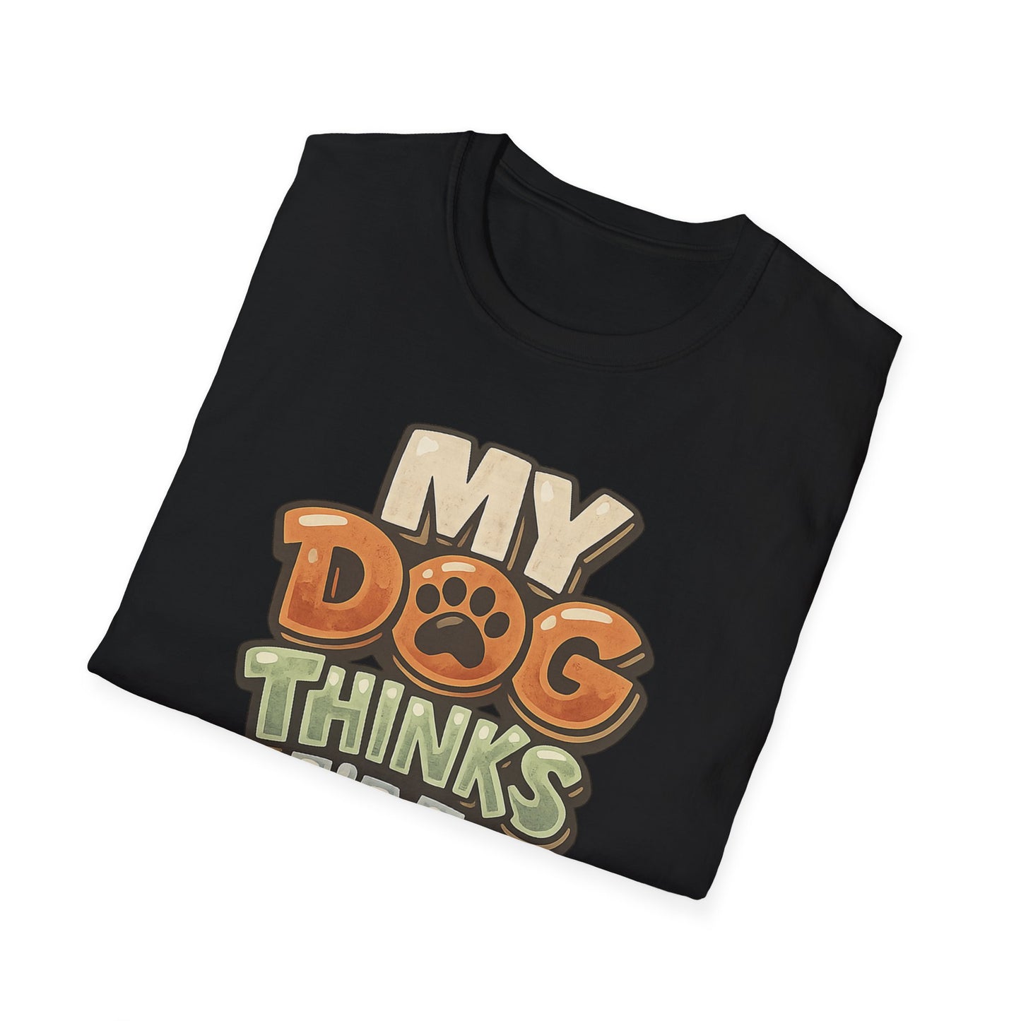 My Dog Thinks I’m Cool Shirt – Retro Dog Lover Graphic Tee | TeesRus716