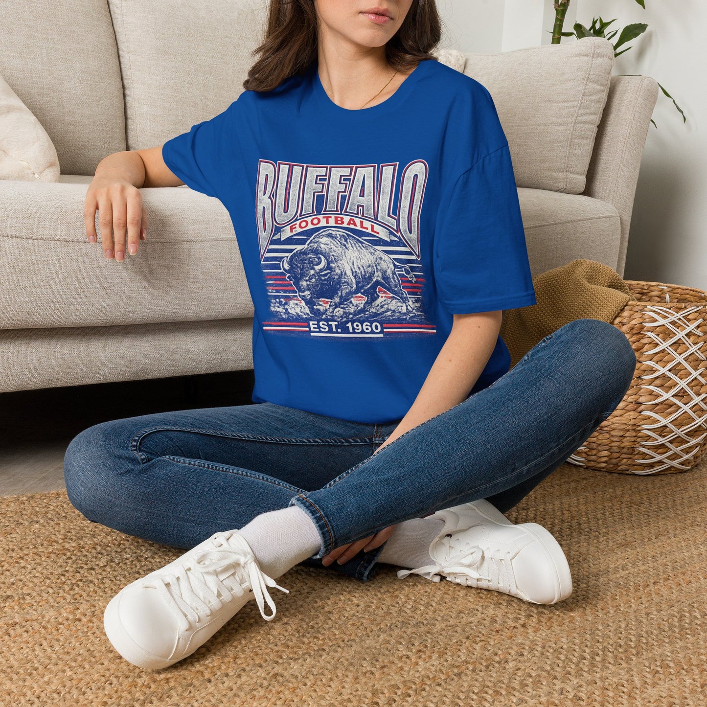 Buffalo Football Shirt – Vintage Bison Graphic Tee | Buffalo Football Apparel