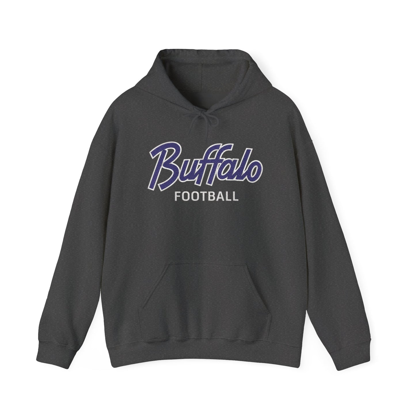 Buffalo Football Nickel City Hoodie | Vintage Embroidered Buffalo Football Hooded Sweatshirt