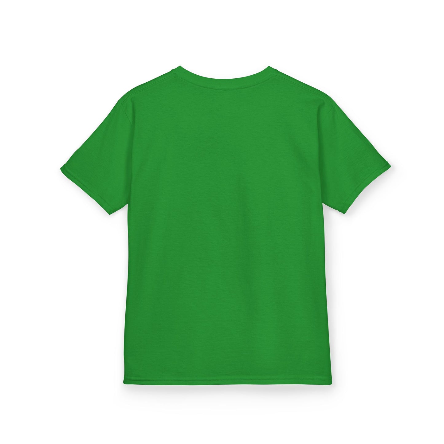 Kids Tee — Festive Buffalo with Santa Hat Christmas Shirt
