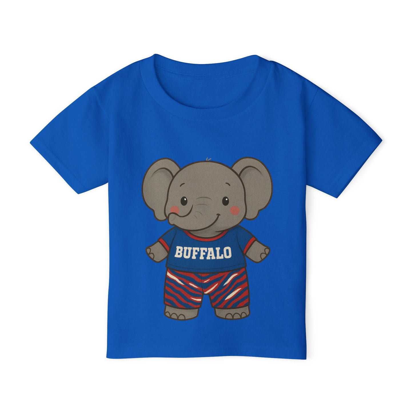 Toddler T-shirt - Buffalo Baby Elephant Design