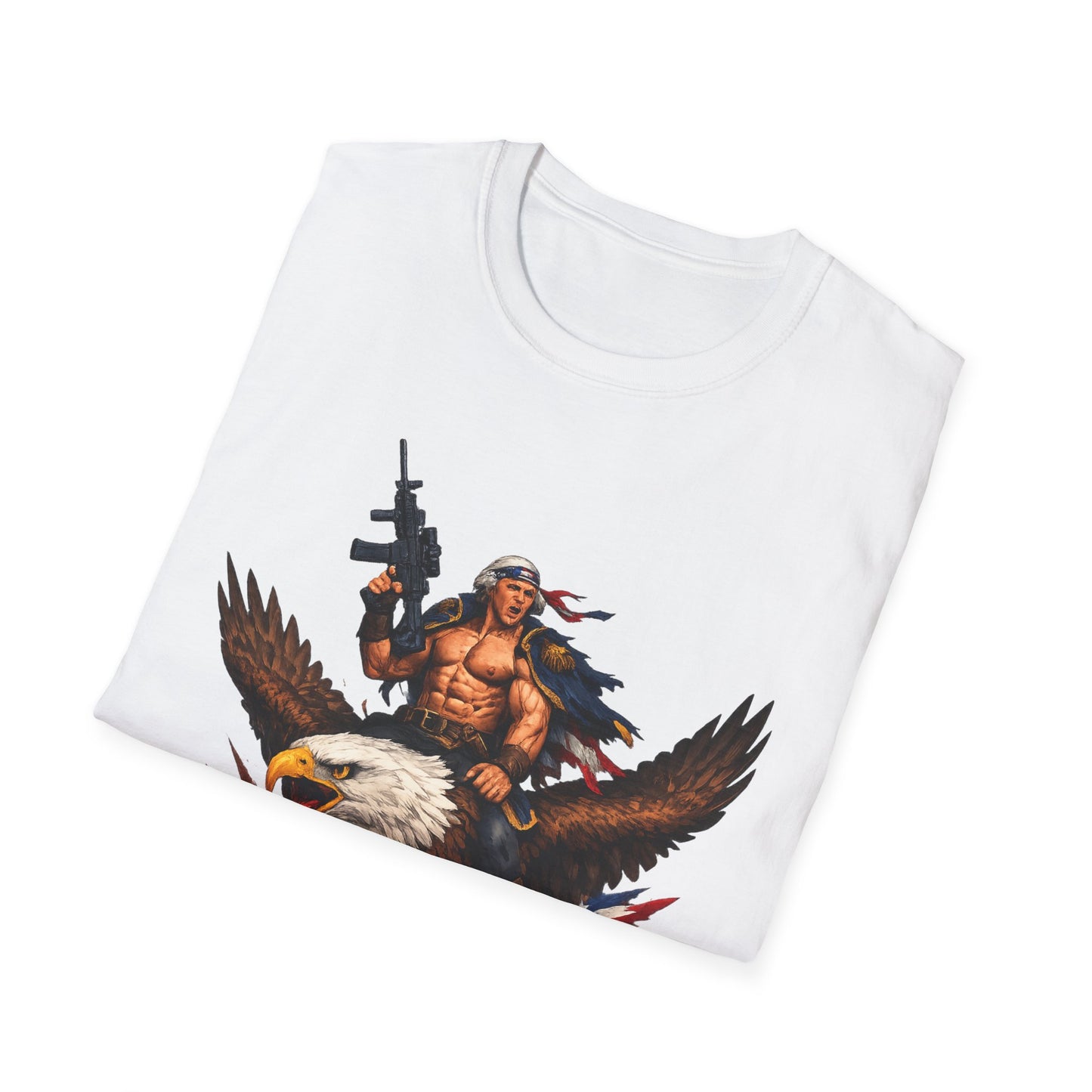 Patriotic Eagle Soldier T‑Shirt — '250' Graphic USA Freedom Tee