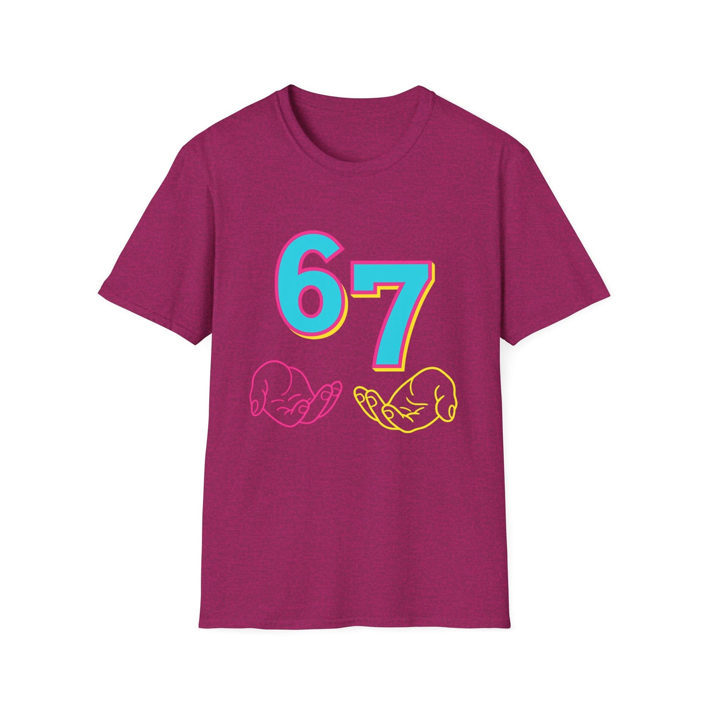 6 7 T-Shirt - Unisex Softstyle