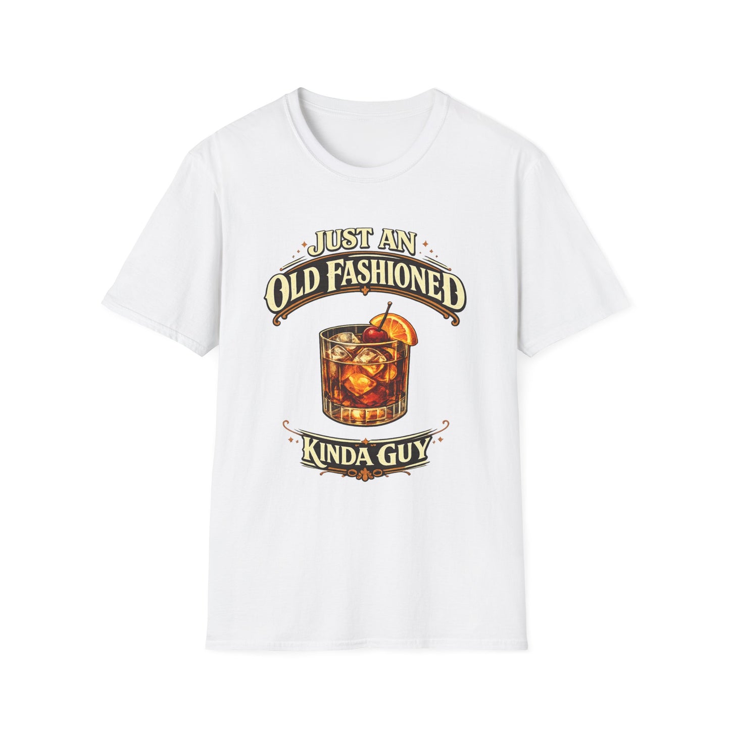 Old Fashioned Kinda Guy T-Shirt — Vintage Cocktail Whiskey Tee