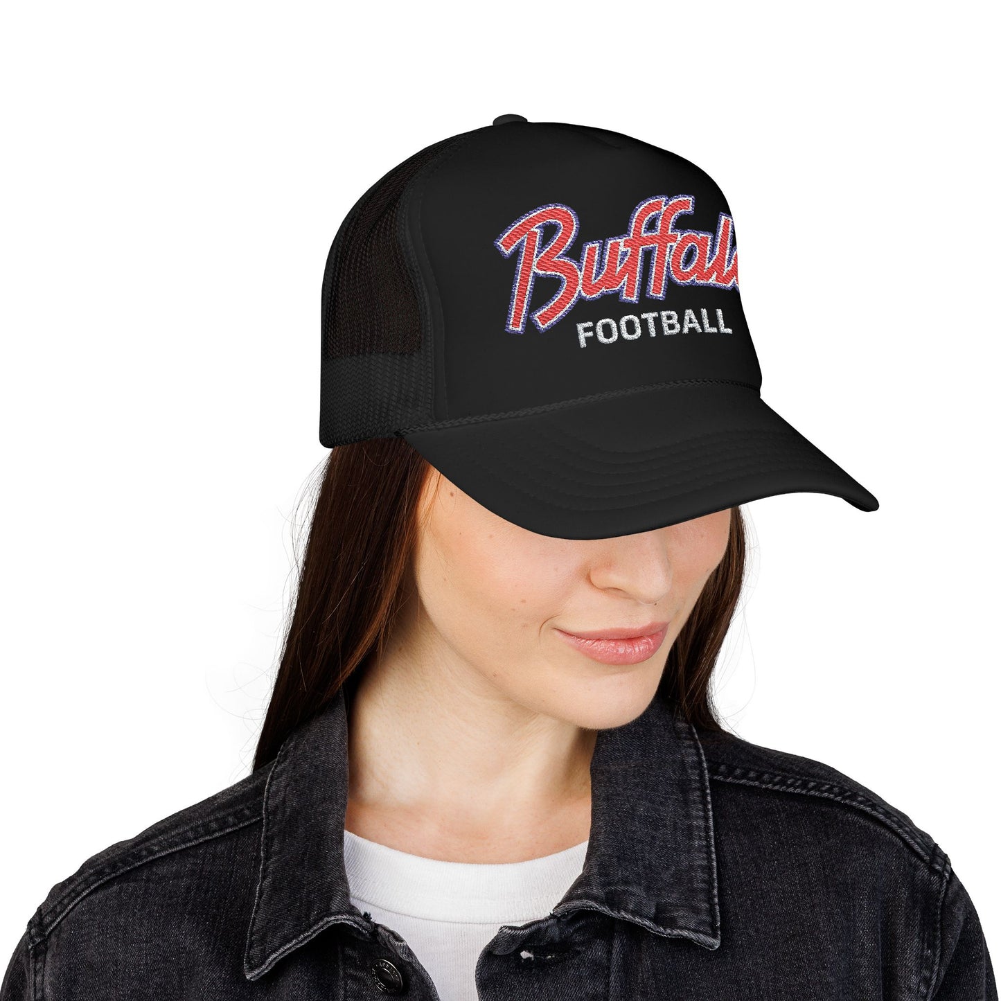 Buffalo Football Hat – Retro Buffalo NY Trucker Cap | TeesRus716