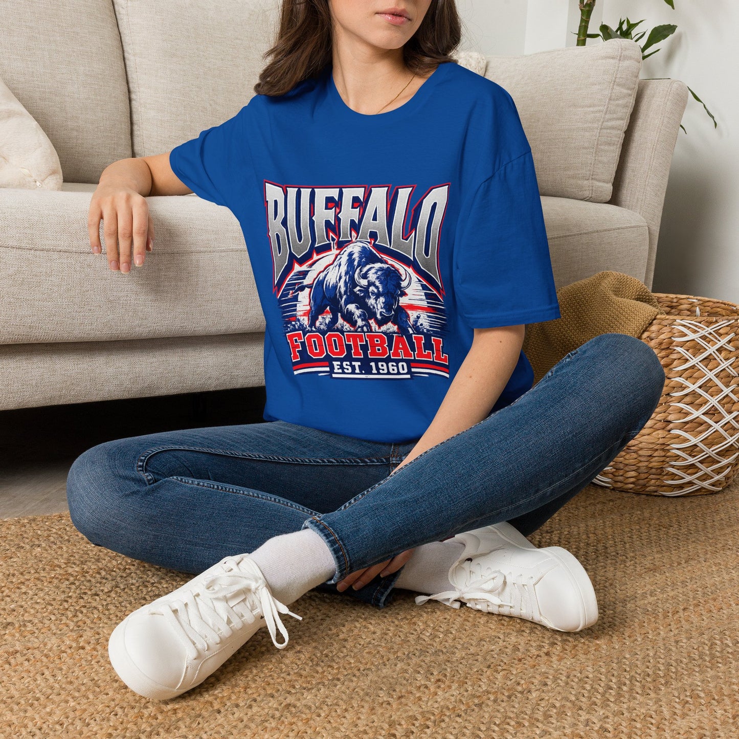 Vintage Buffalo Football Shirt – Retro Buffalo Football T-Shirt | Buffalo Game Day Apparel