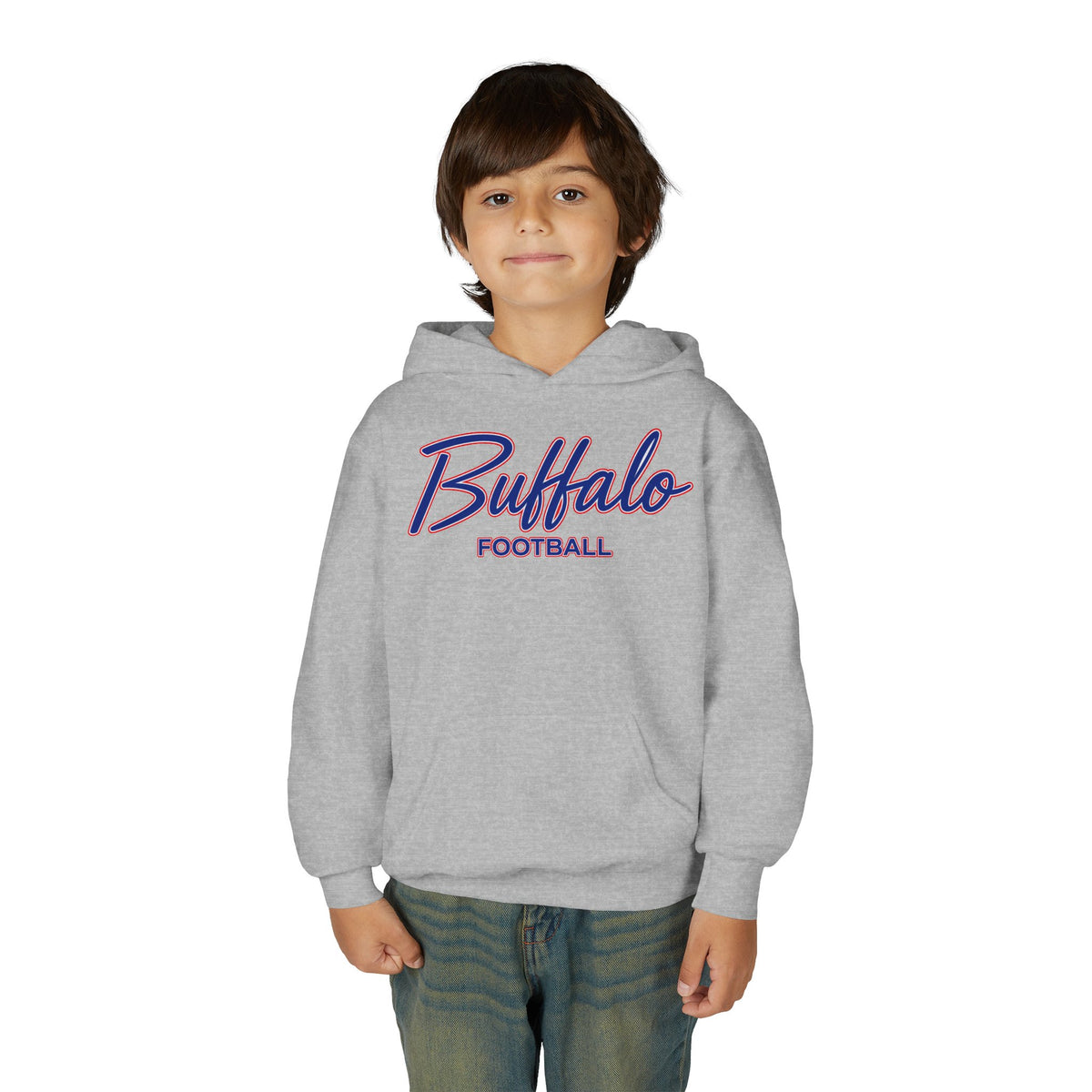 Youth Buffalo Football Hoodie – Kids 716 Football Sweatshirt