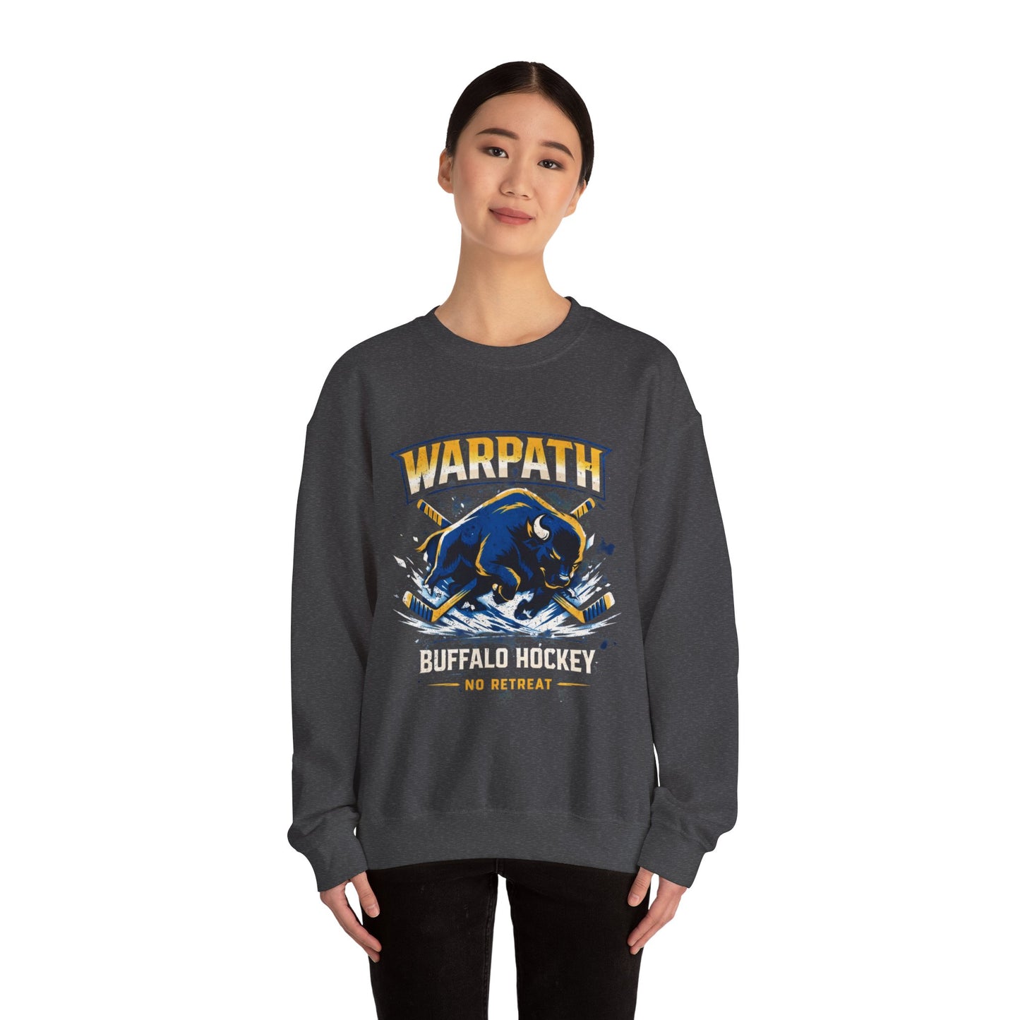 Buffalo Hockey Warpath Crewneck Sweatshirt