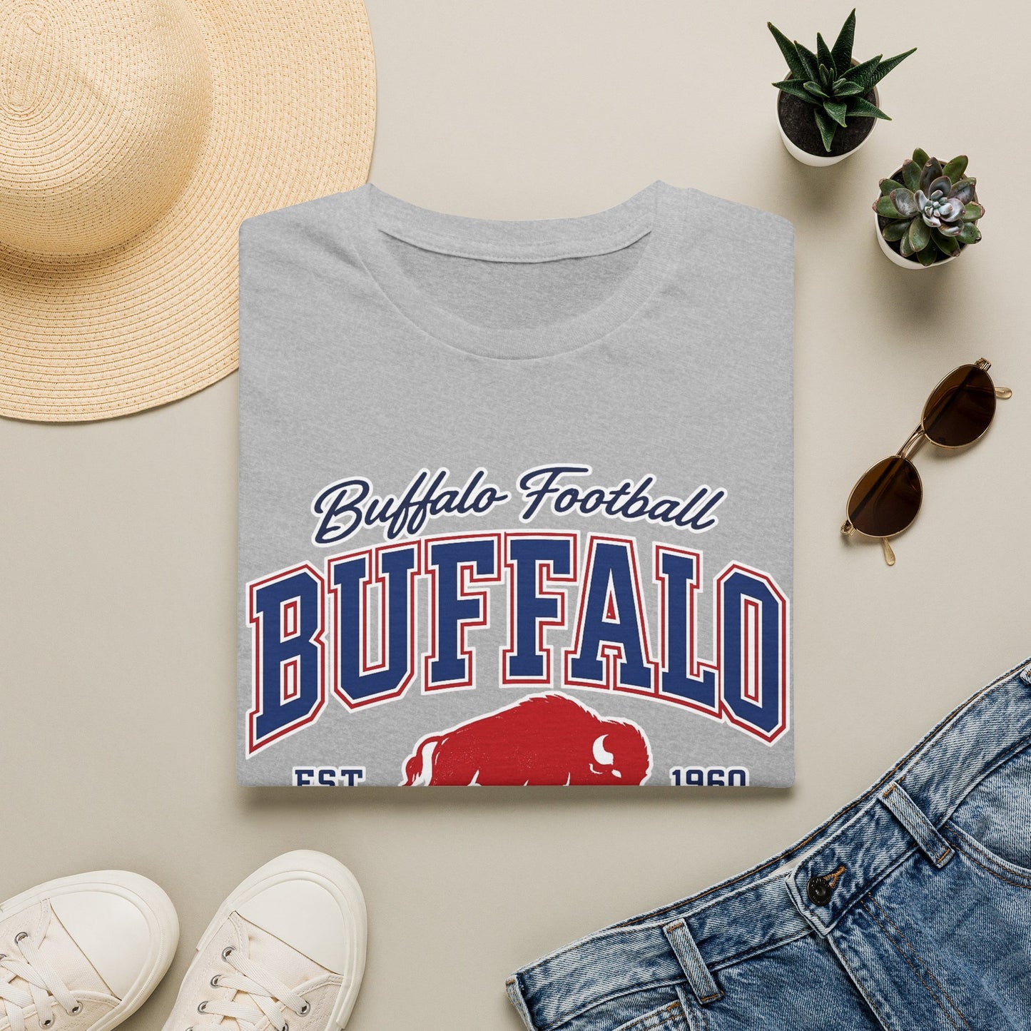 Buffalo Football Shirt | Vintage Buffalo Football T-Shirt | Buffalo Bison Fan Apparel
