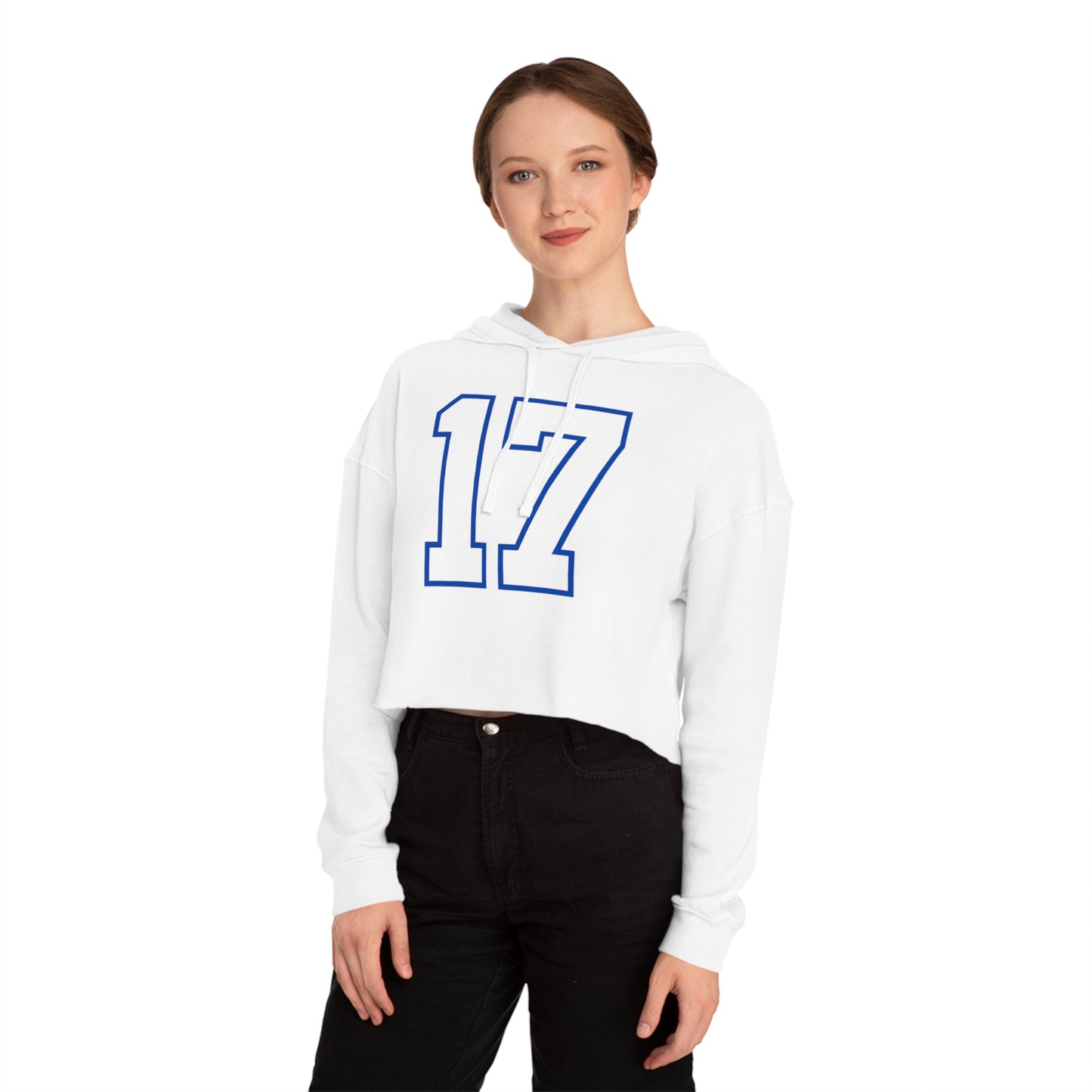 Buffalo Football 17 Cropped Hoodie