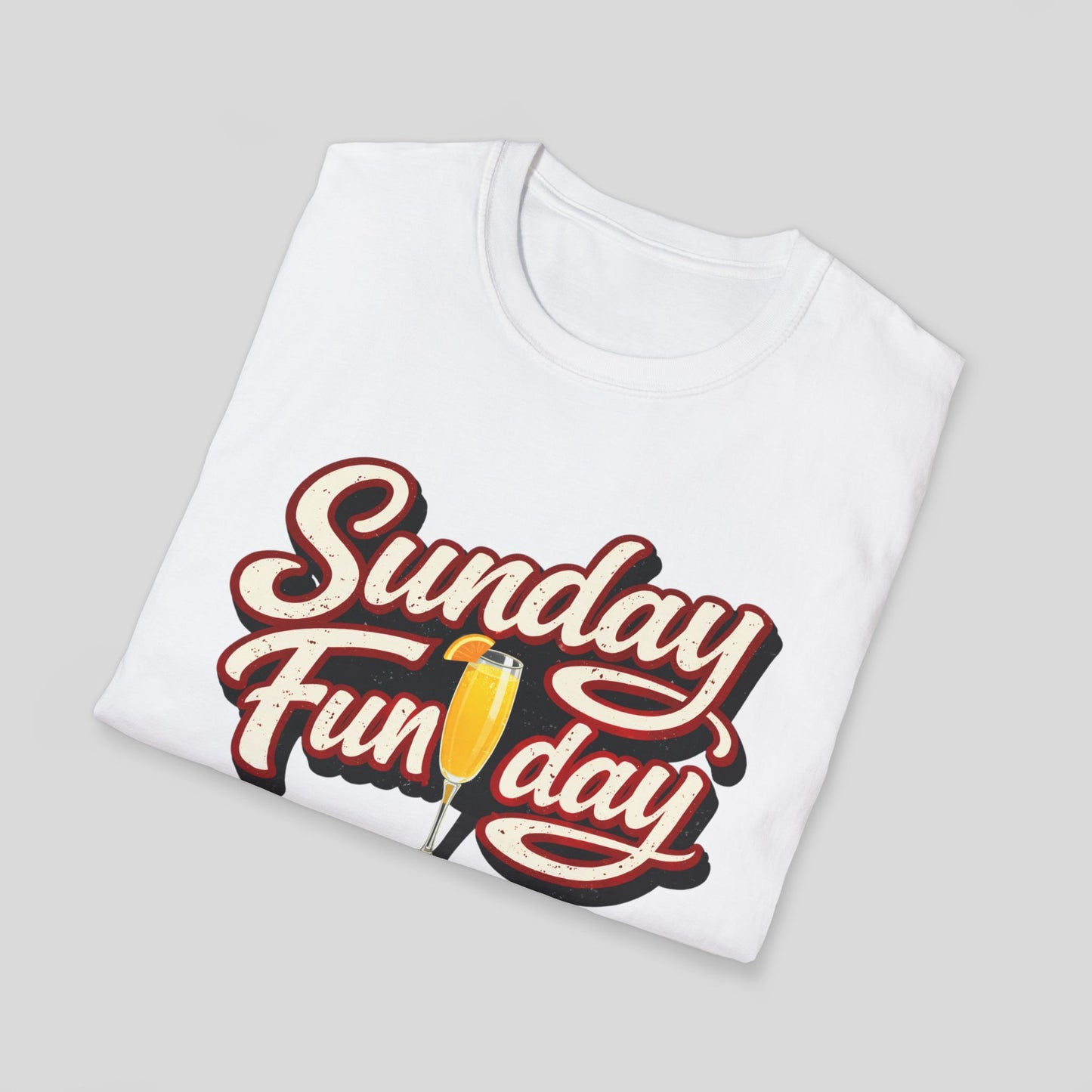Sunday Funday T-Shirt – Mimosa Brunch Graphic Tee | Teesrus716