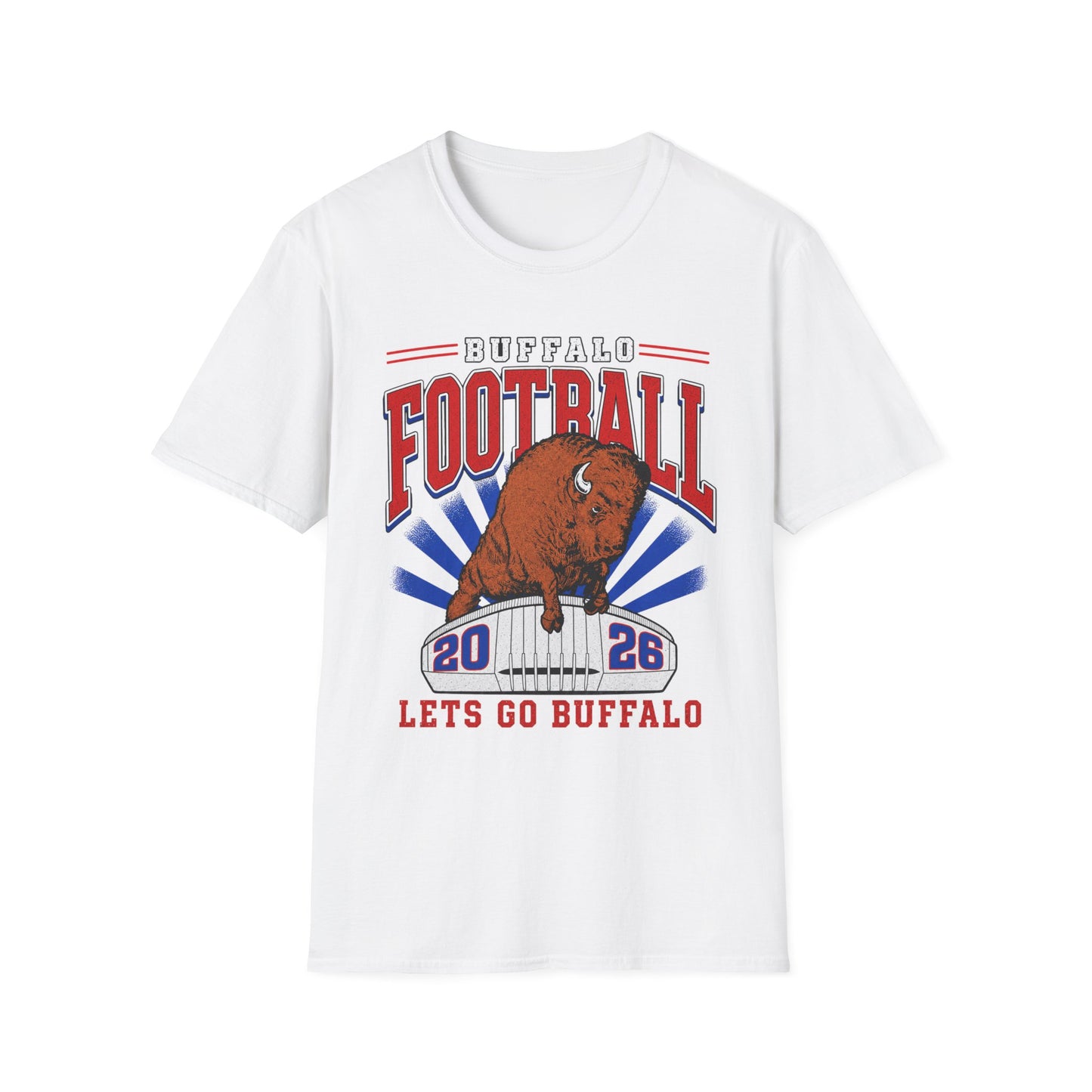 Buffalo Football Shirt | Vintage Buffalo Football T-Shirt | Buffalo Football Apparel