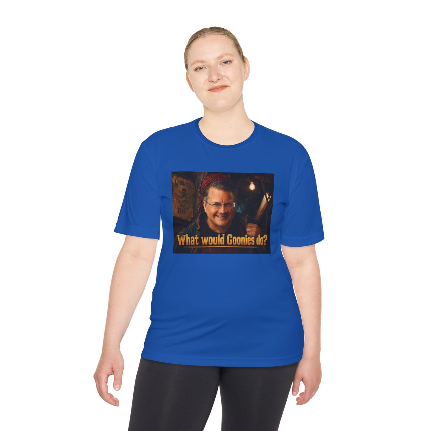 What Would Goonies Do? Tee — Retro Adventure Movie Quote Shirt