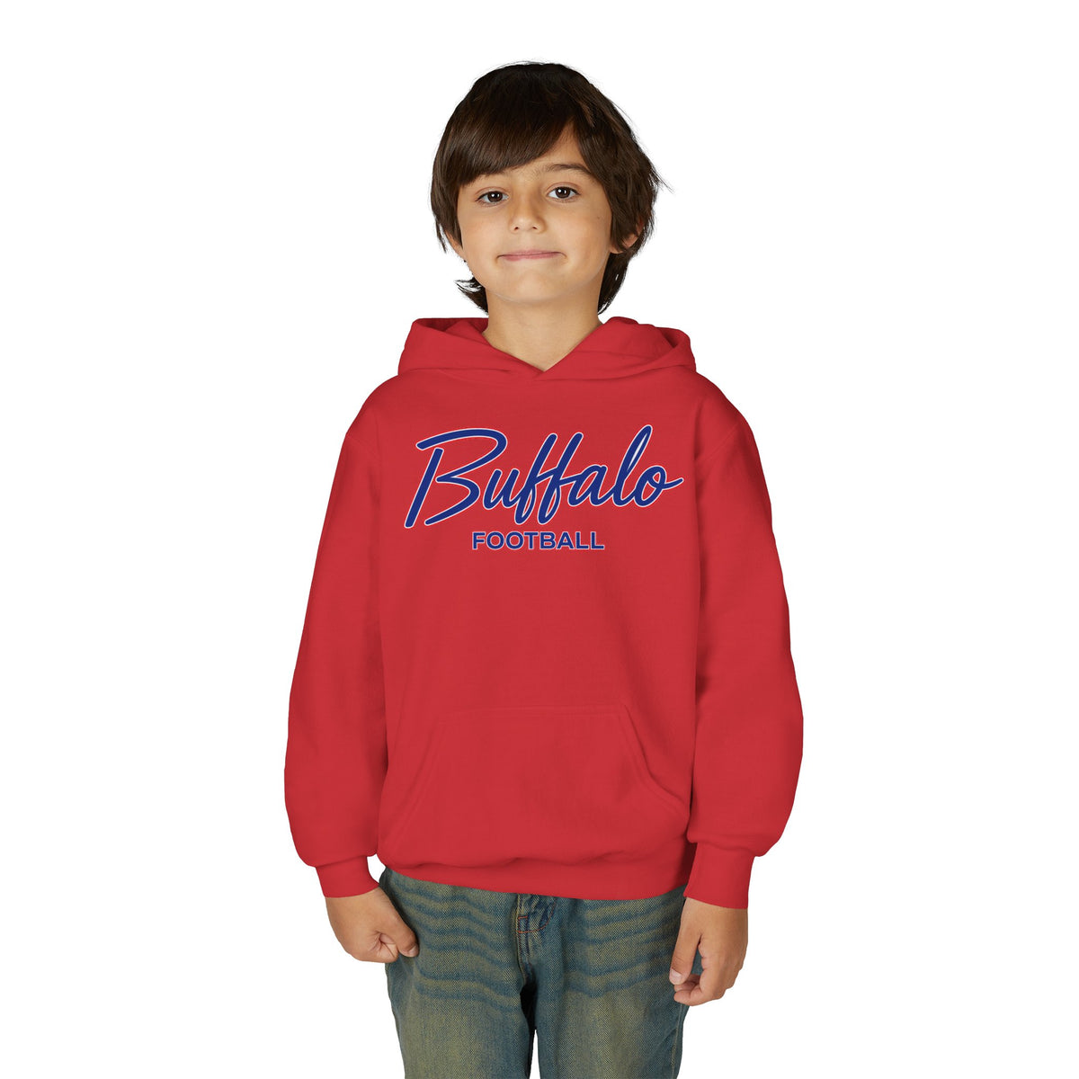 Youth Buffalo Football Hoodie – Kids 716 Football Sweatshirt