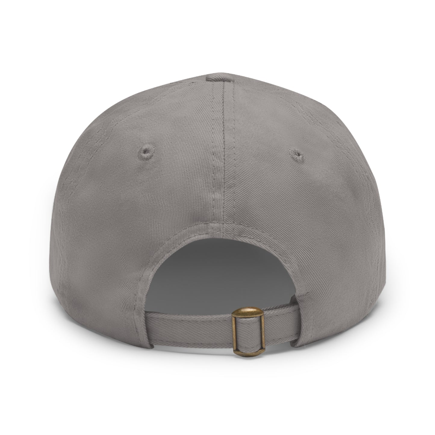 Vintage Pin-Up Leather Patch Dad Hat — Retro Pinup Girl Embroidered Cap